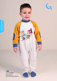 PIGIAMA TUTONE NEONATO M/L 1069 Tellini S.R.L. Veleprodajna odjeća